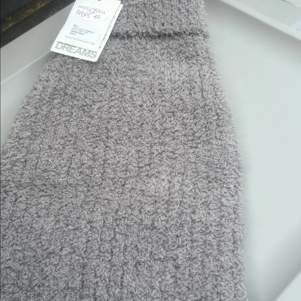 Barefoot Dreams Gray Dog Sweater - Picture 4 of 5